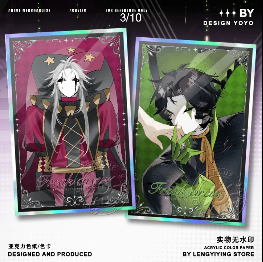 Anime Cosplay Characters - Anime Pierrot Harlequin Kawaii Game Character