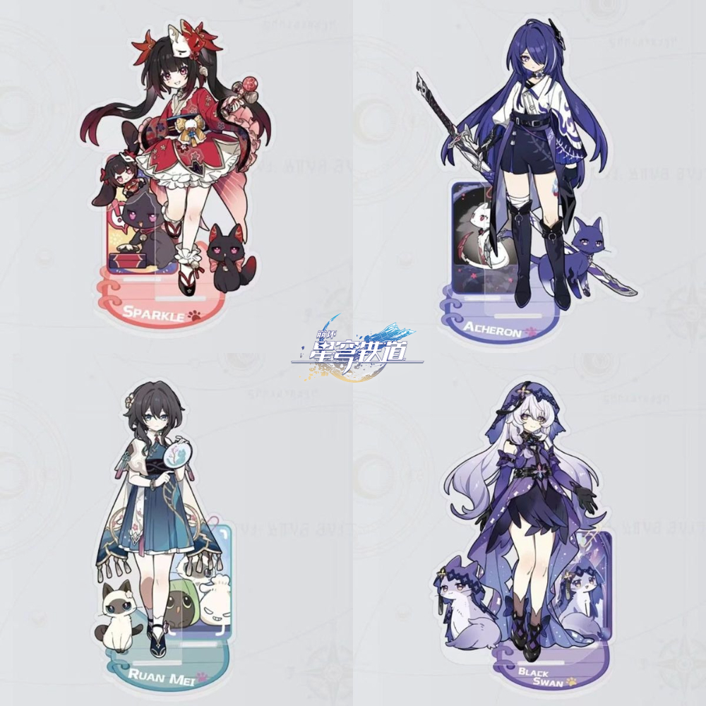Anime Cosplay Characters - Honkai Star Rail Acrylic Stand Figure