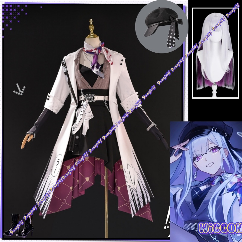 Anime Cosplay Glasses - Nihilux Planarcadia Cosplay Full Set Honkai