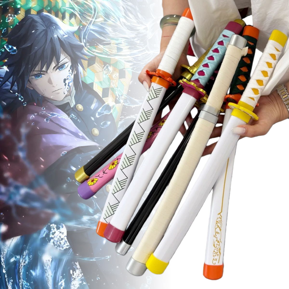 16inch Tomioka Giyuu Katana An - Anime Cosplay Katana 리뷰 및 가격