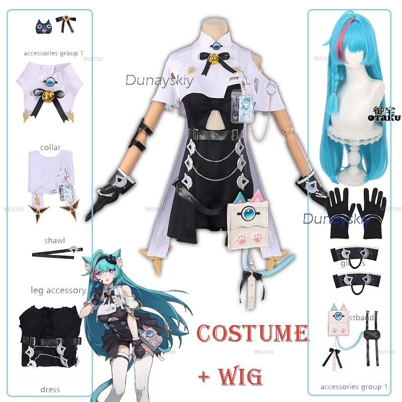 Fantasias NTE Mint Neverness T - Cosplay Anime Shoes 리뷰 및 가격