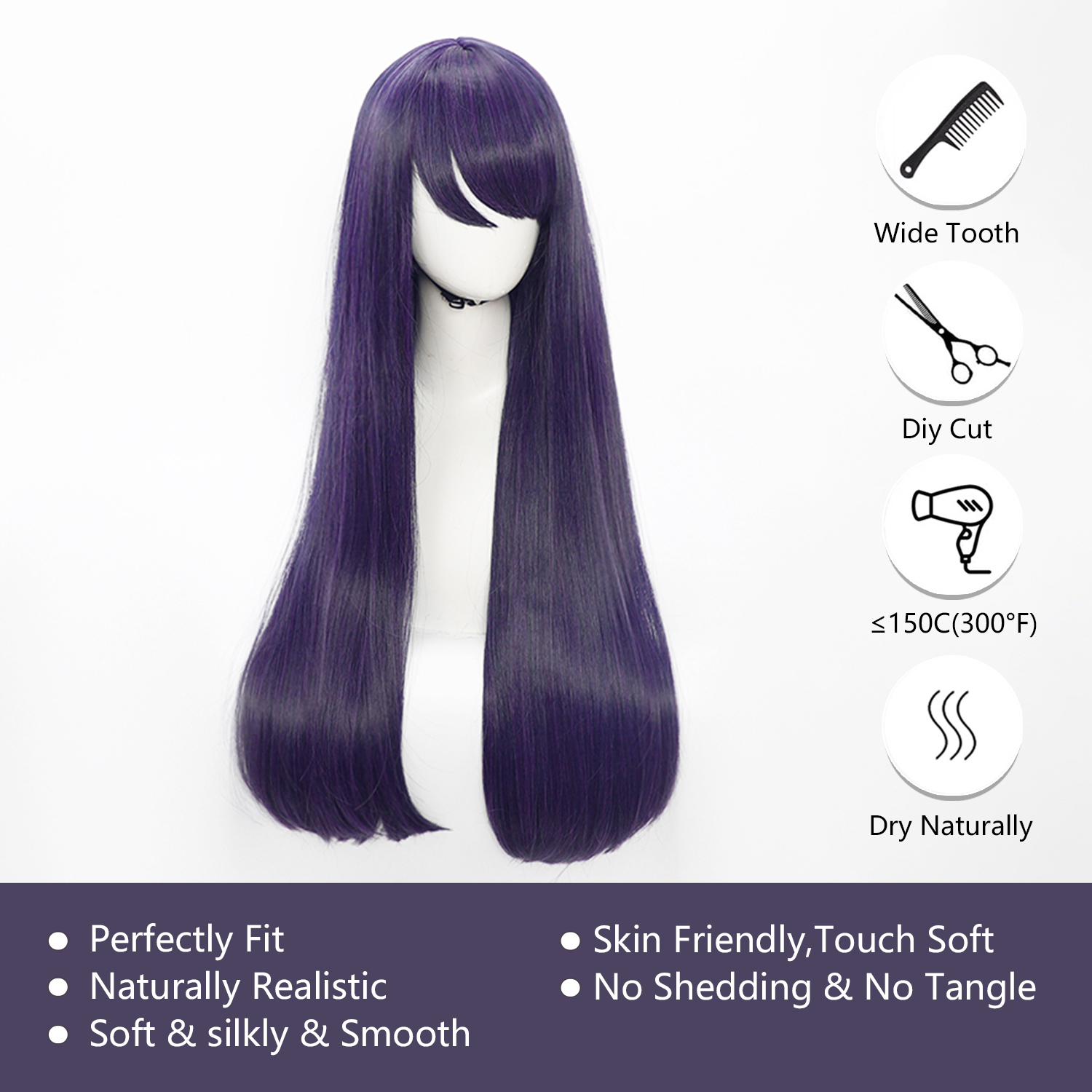 Cos Wig The Hundred Line Last  - Anime Cosplay Realistic 리뷰 및 가격