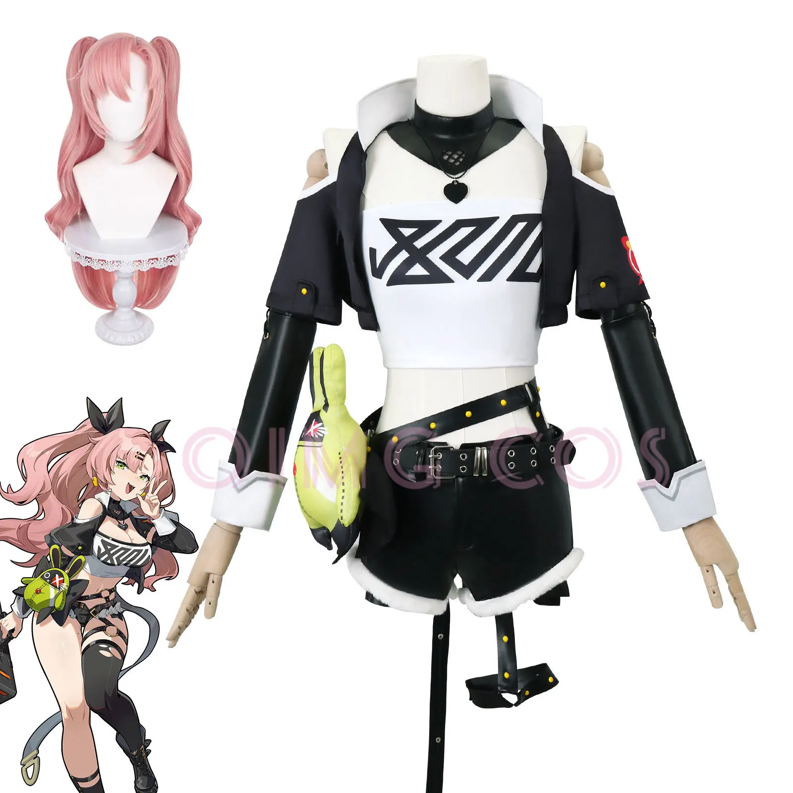 Nicole Demara Zenless Zone Zer - Anime Cosplay Wig 리뷰 및 가격
