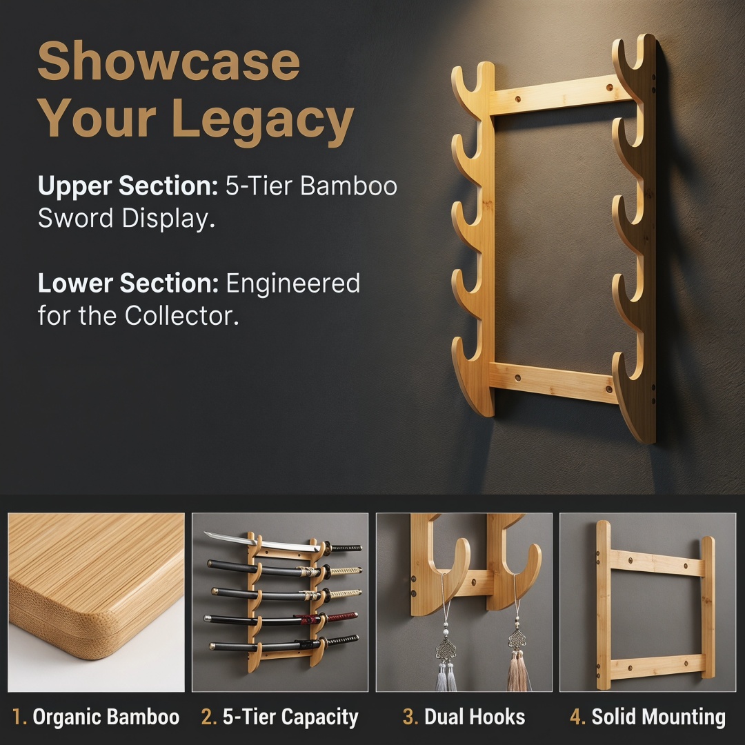 8-Layers Wall Sword Storage Sh - Anime Cosplay Katana 리뷰 및 가격