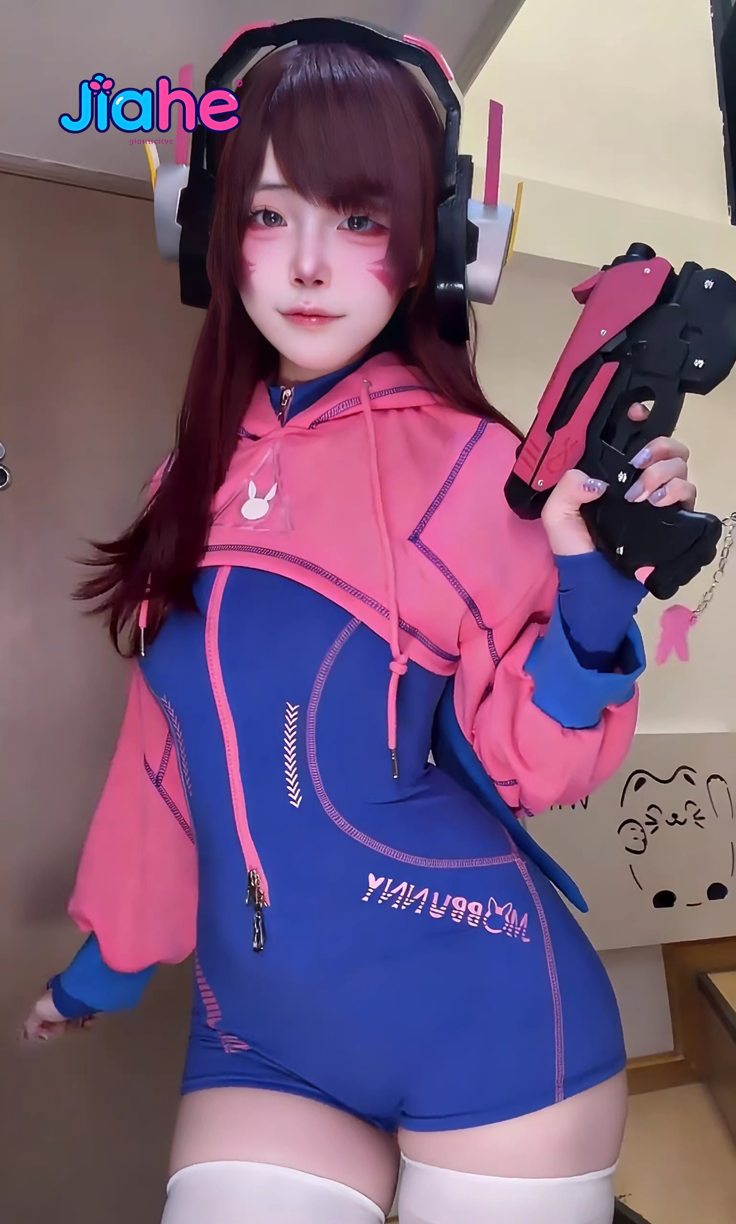 In stock D.Va Overwatch Cospla - Anime Cosplay To Buy 리뷰 및 가격