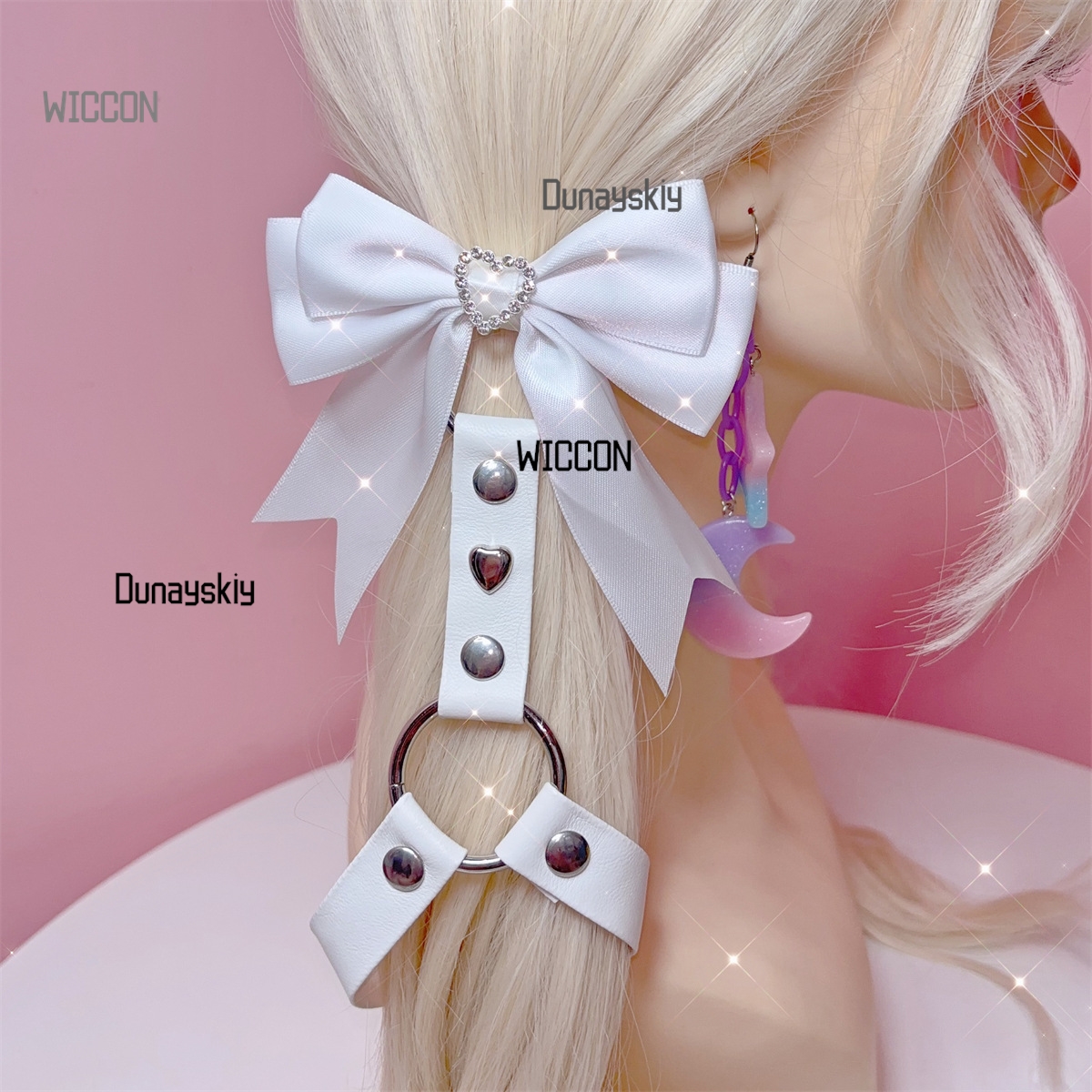 Y2K Gothic Hair Accessories Ji - Anime Cosplay Baddie 리뷰 및 가격
