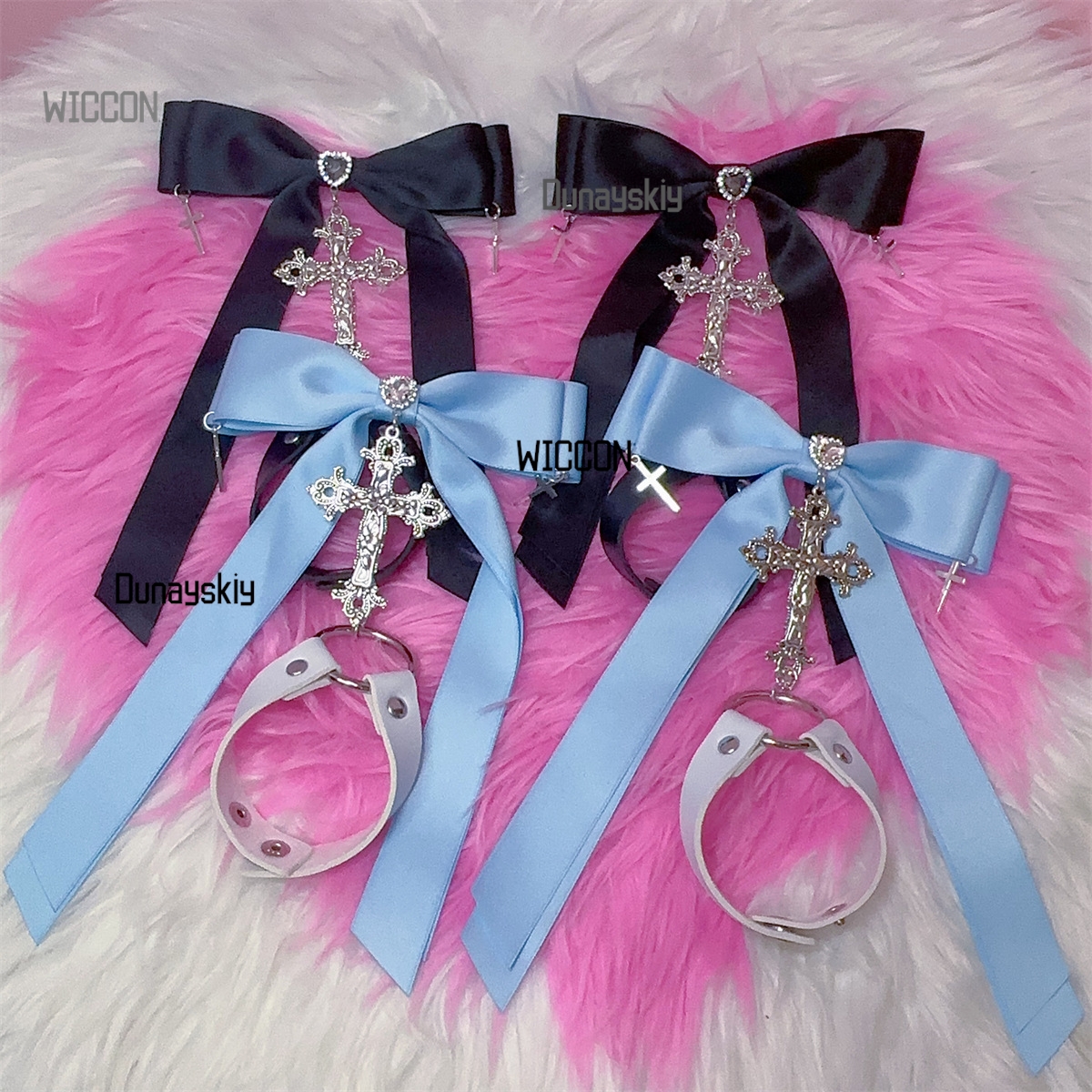 Y2K Gothic Hair Accessories Ji - Anime Cosplay Baddie 리뷰 및 가격