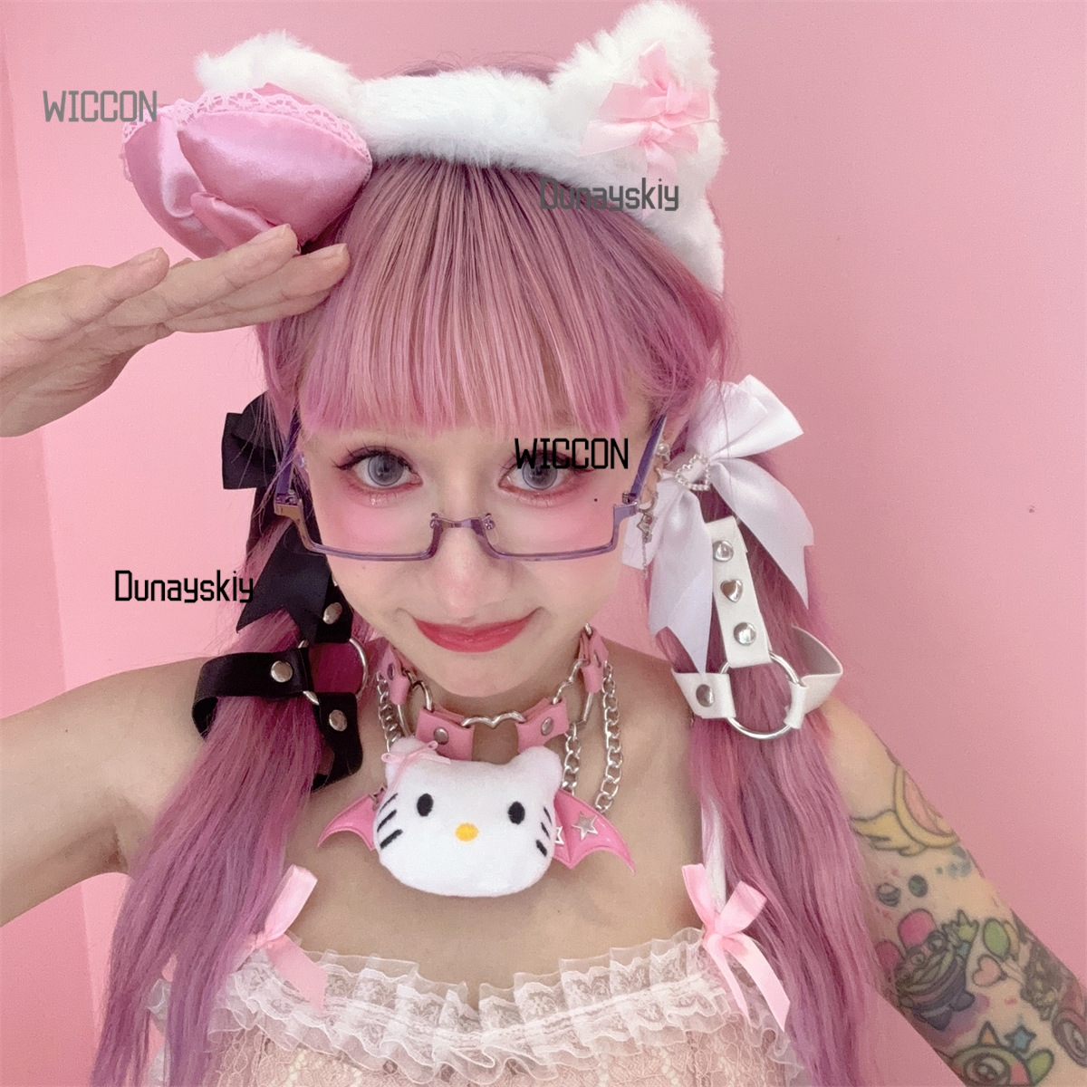 Y2K Gothic Hair Accessories Ji - Anime Cosplay Baddie 리뷰 및 가격